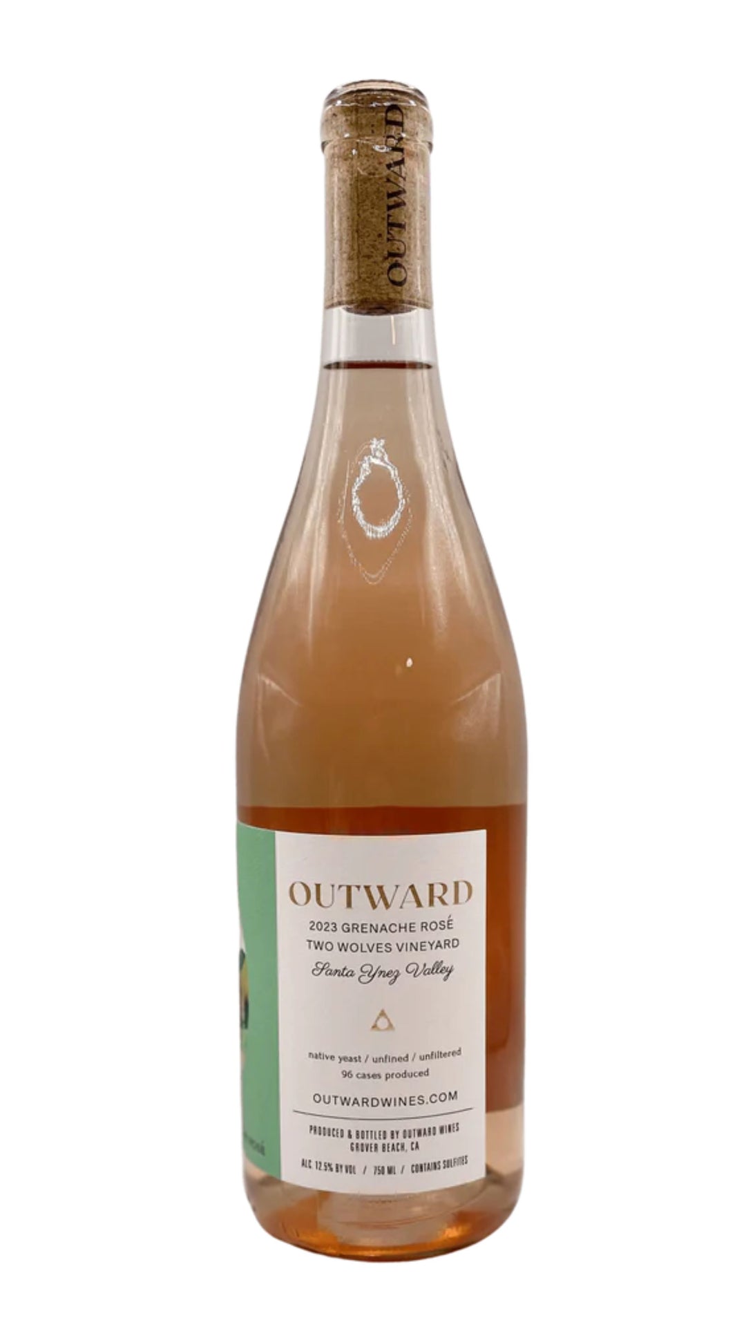 2023 Outward Wines Two Wolves Vineyard Rosé of Grenache, Los Olivos, CA