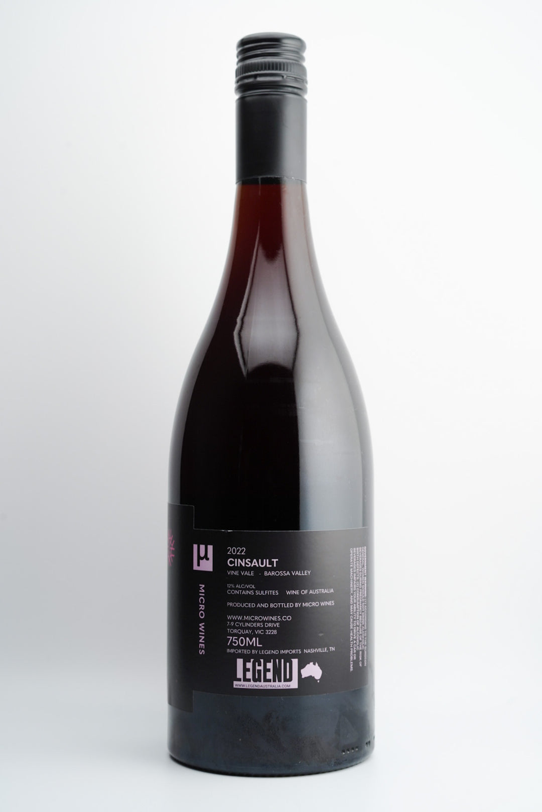 2022 Micro Wines Vine Vale Cinsault, Barossa Valley, Australia