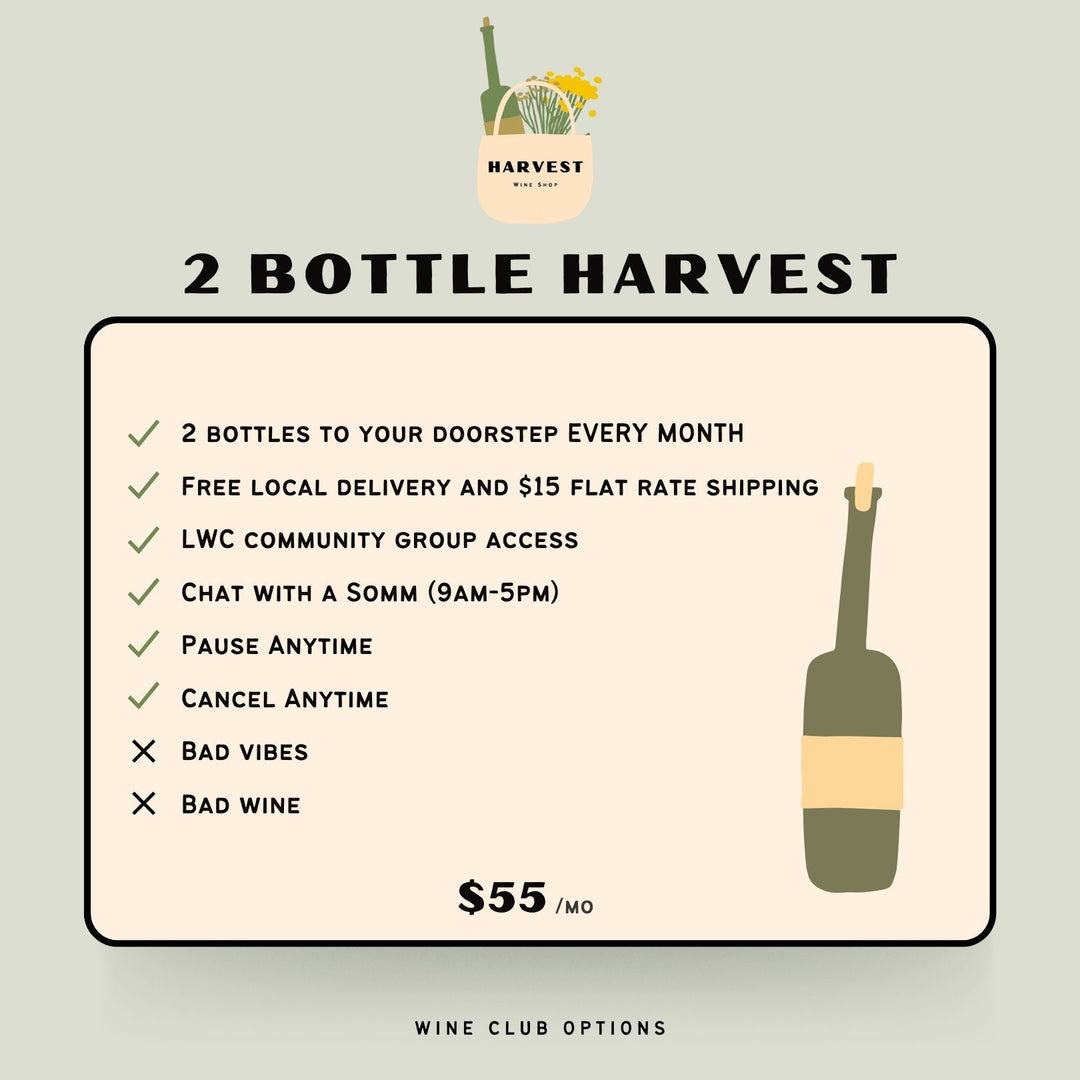 2 Bottle Harvest - Harvest Wine Shop